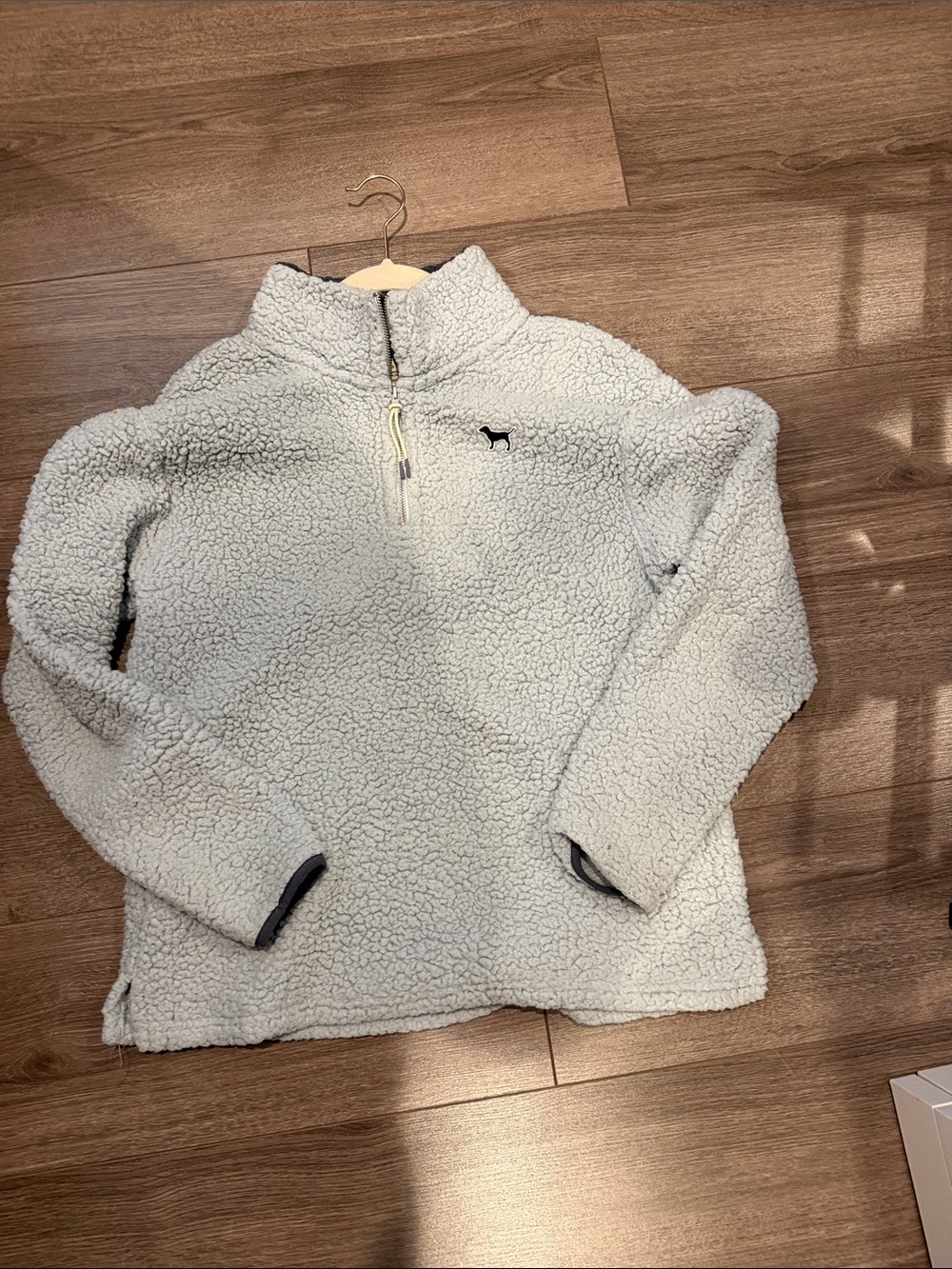 PINK Victoria’s Secret Teddy Bear Sherpa Pullover Sweater | Size S